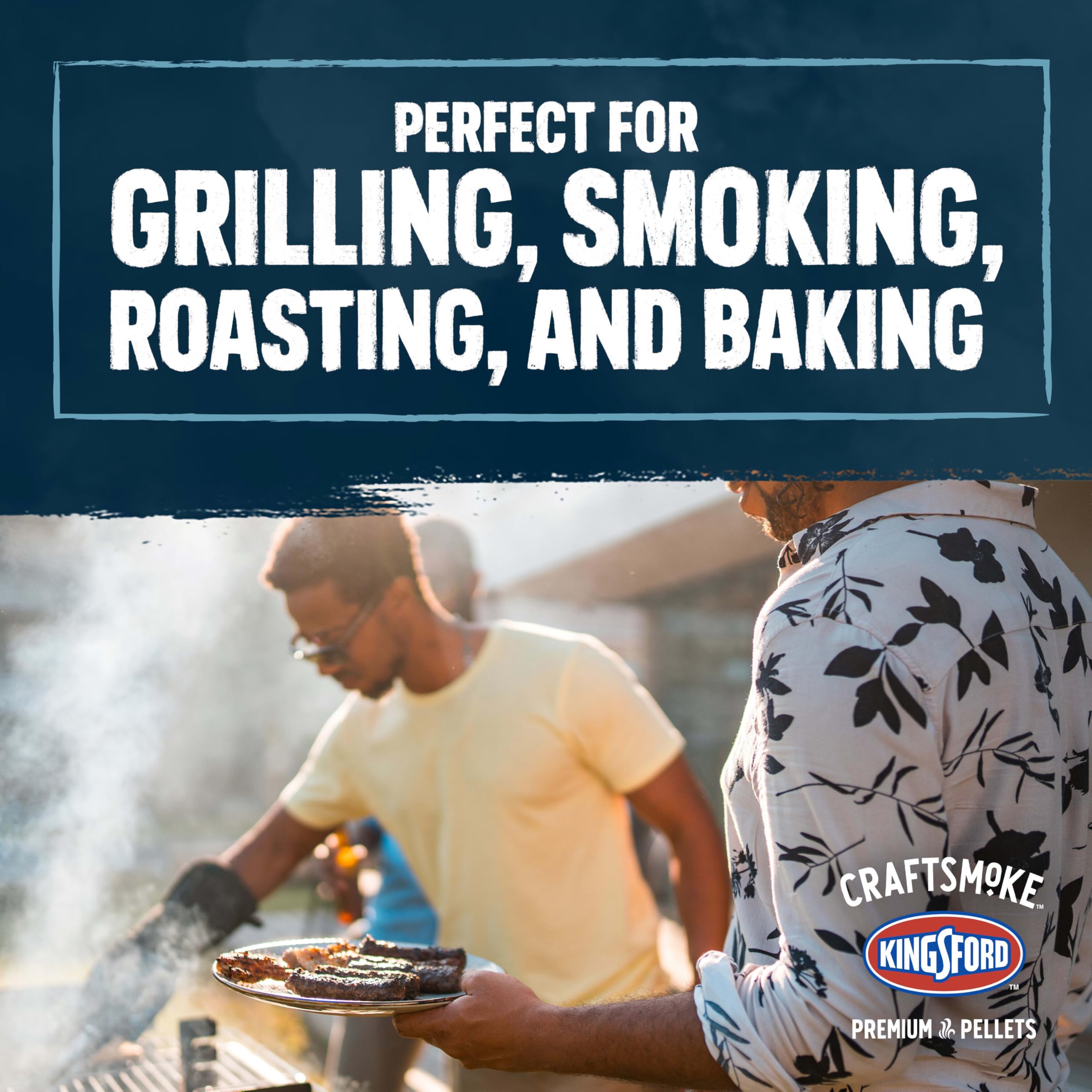 Kingsford Craftsmoke hickory enfatizando sabor profundo y controlado