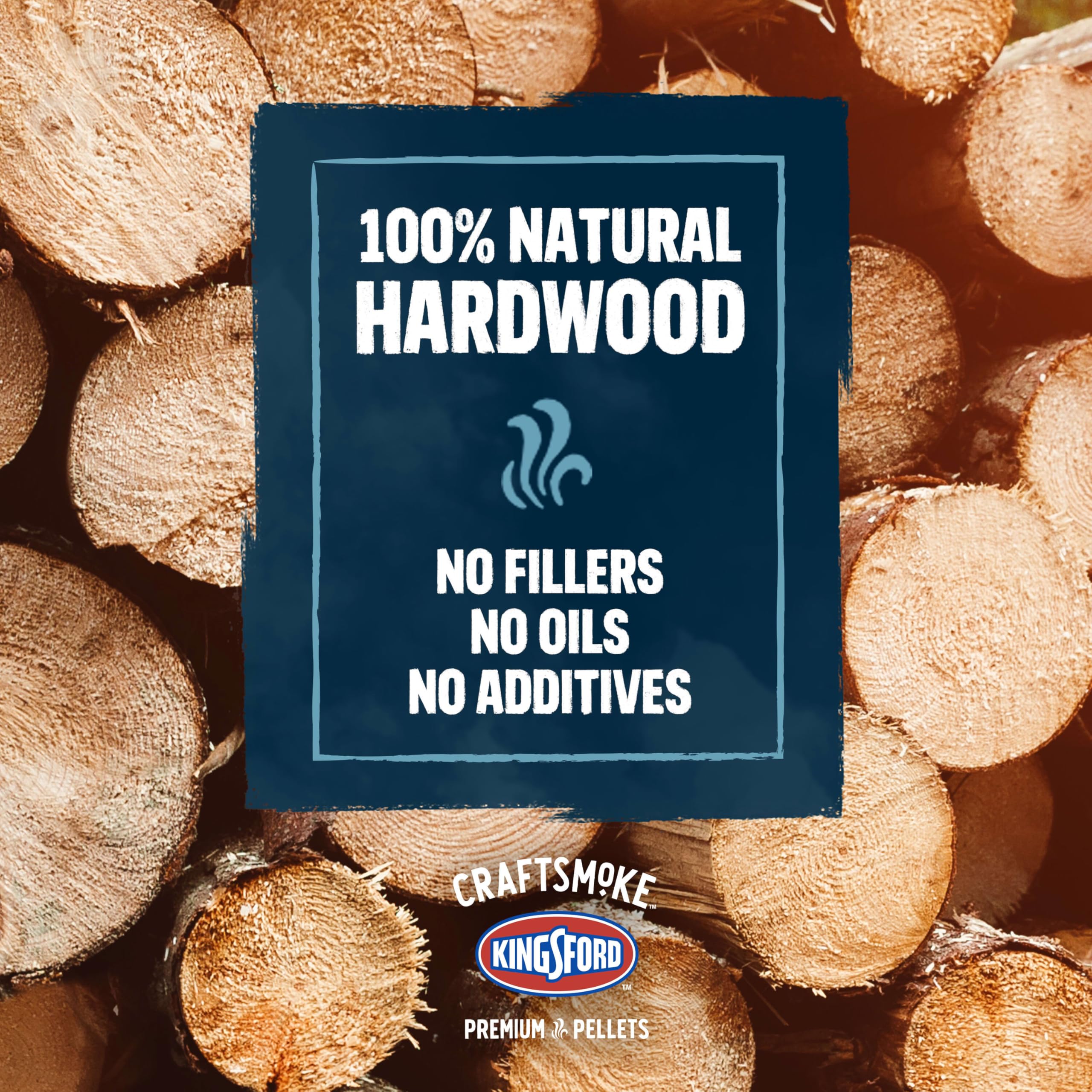 Kingsford Craftsmoke bolsa 20 lb para referencia de tamaño y almacenamiento