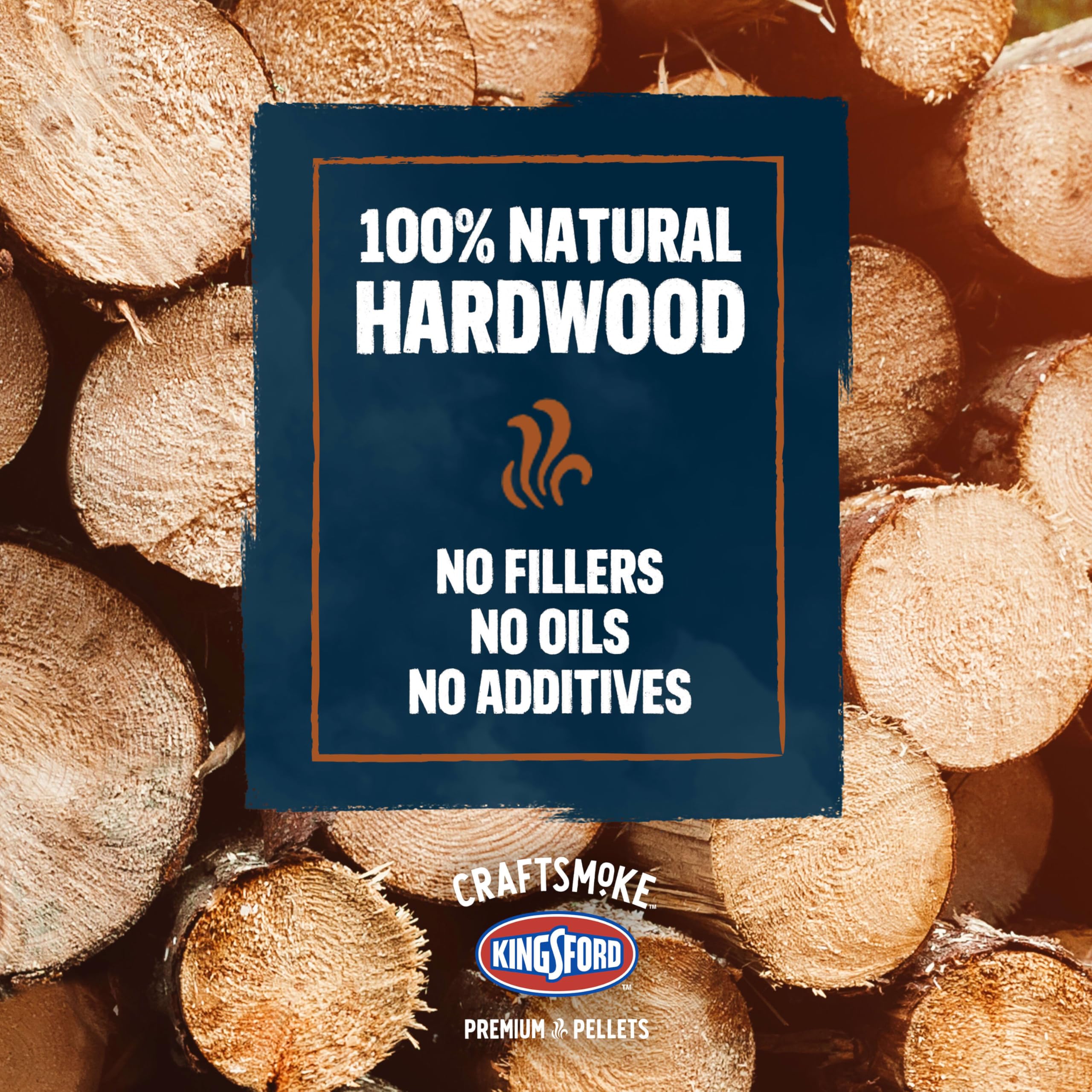 Kingsford bolsa abierta con pellets listos para usar y mantenimiento fácil