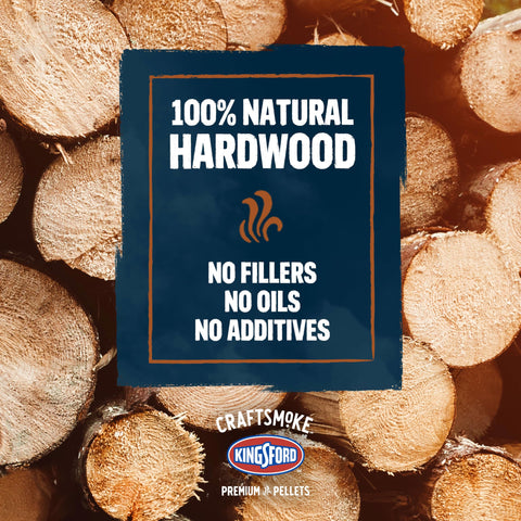 Kingsford bolsa abierta con pellets listos para usar y mantenimiento fácil