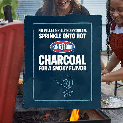 Kingsford Craftsmoke escena de barbacoa exterior para uso real del producto