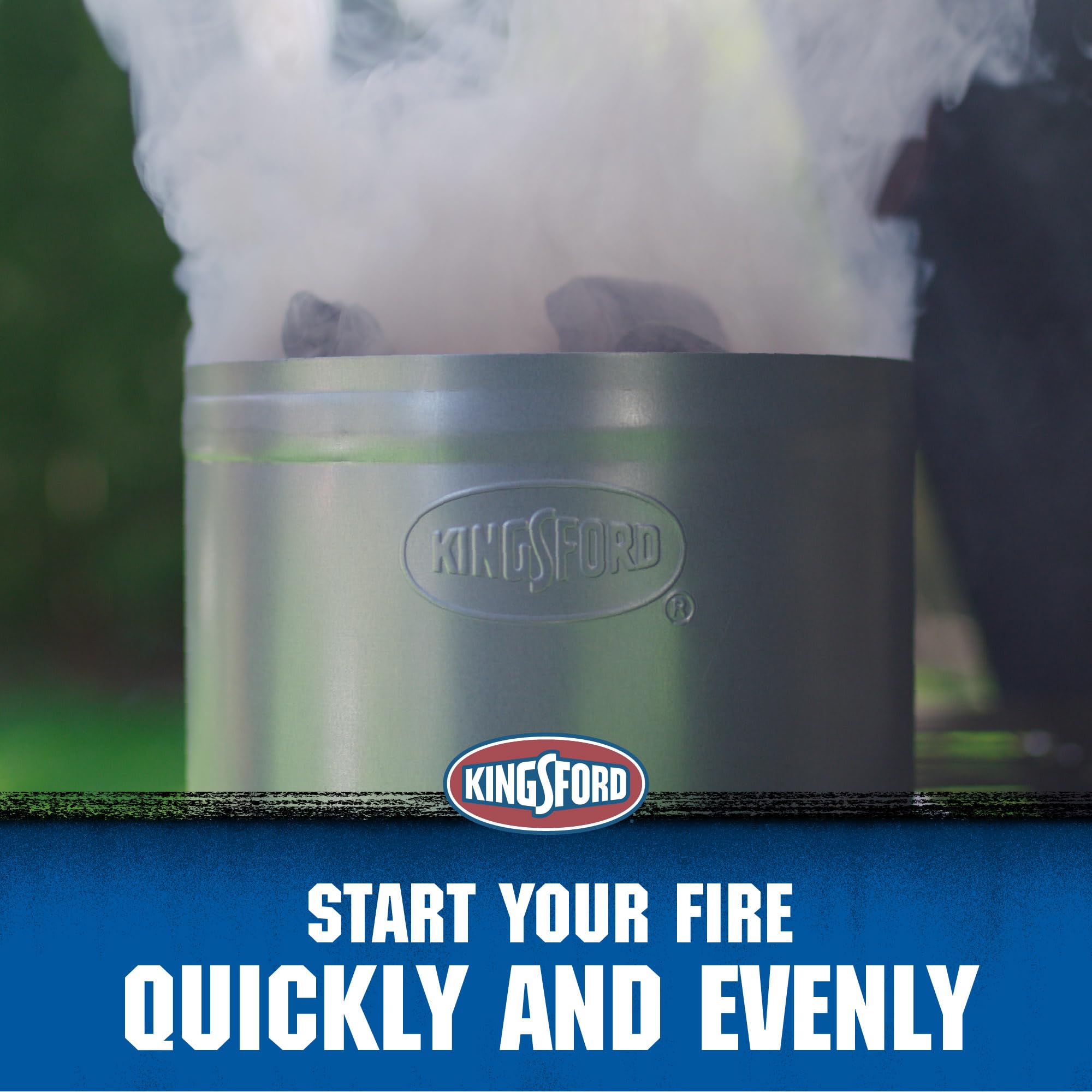 Kingsford primer plano del acero zincado resistente para larga duración