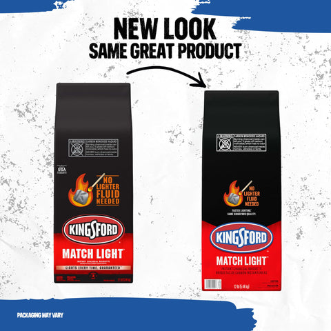 Kingsford primer plano de la textura de la briqueta mostrando ranuras Sure Fire Grooves