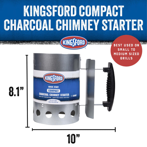 Kingsford detalle del mango stay-cool que protege las manos al manipular