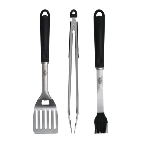 Kingsford vista frontal del set completo, herramienta durable y lista para parrilla