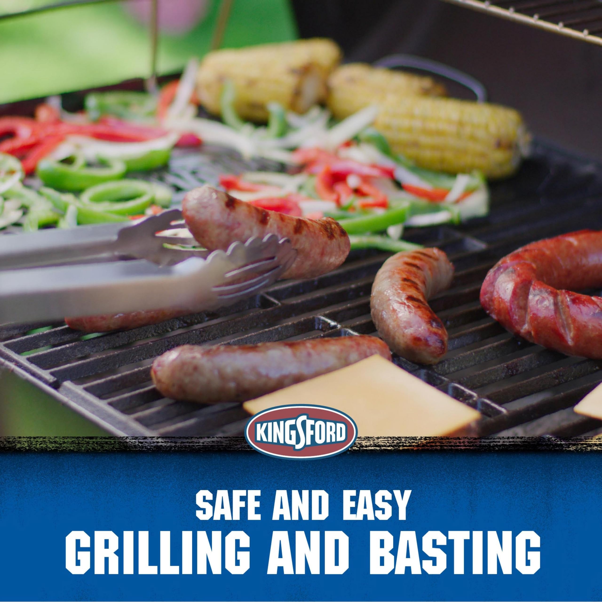 Kingsford tenazas con agarre de silicona antideslizante para control seguro