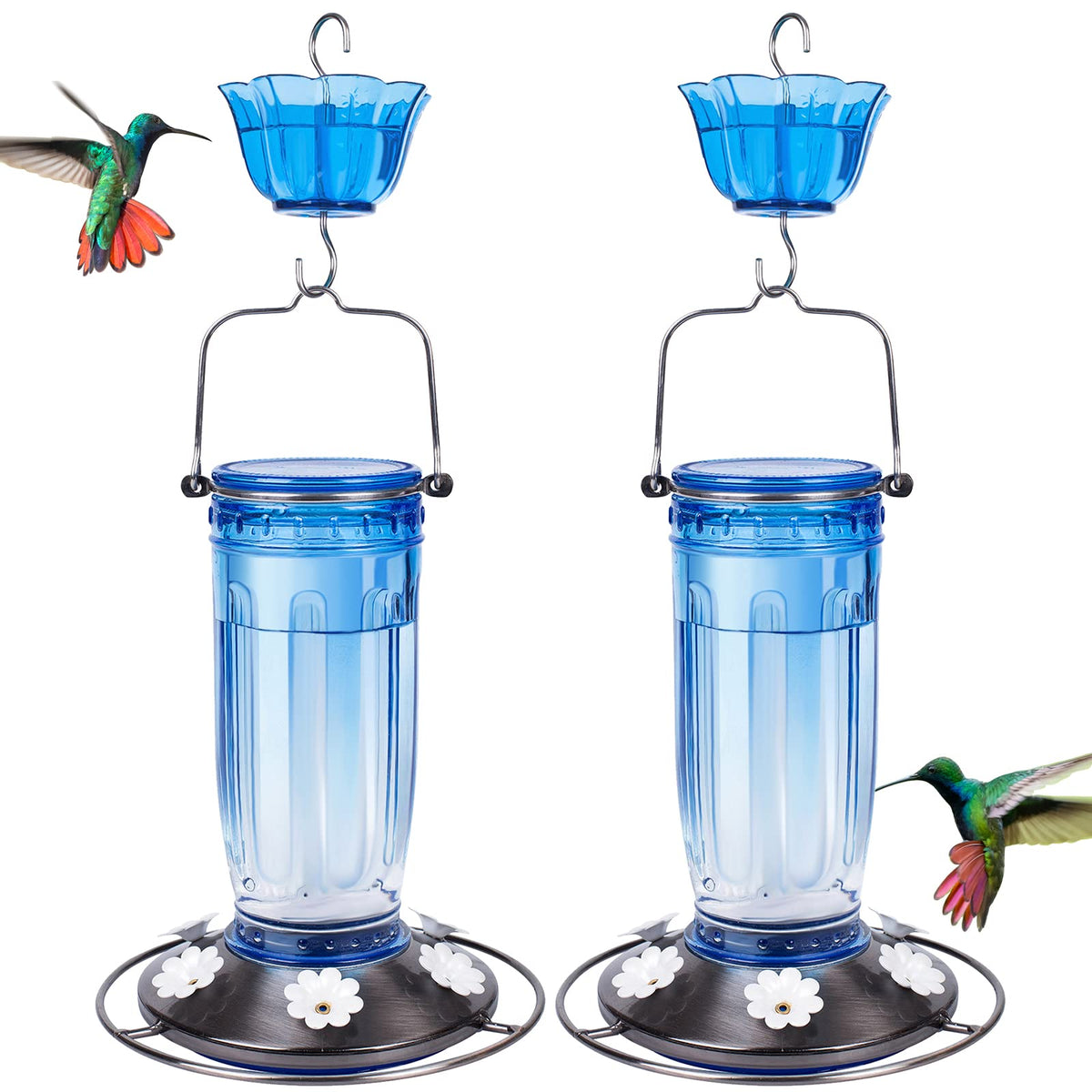 Kingsyard comedero frente mostrando diseño elegante y capacidad para atraer colibríes