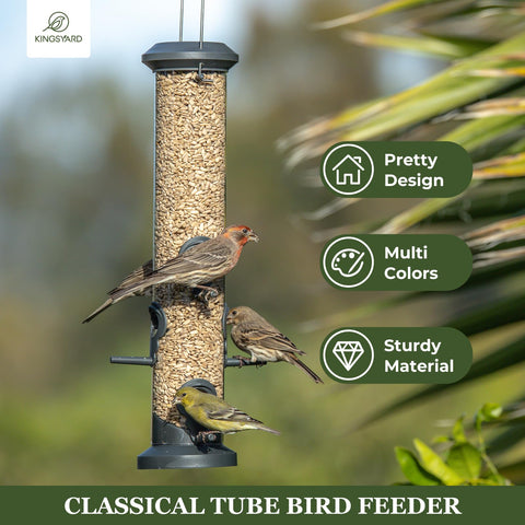 Kingsyard detalle de posaderos que permite a varias aves alimentarse