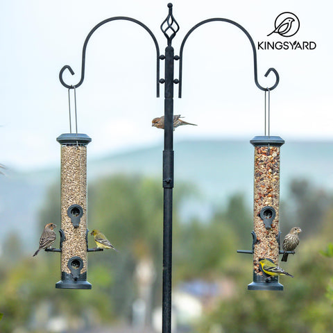 Kingsyard pack de 2 comederos colgados en jardín para mayor cobertura