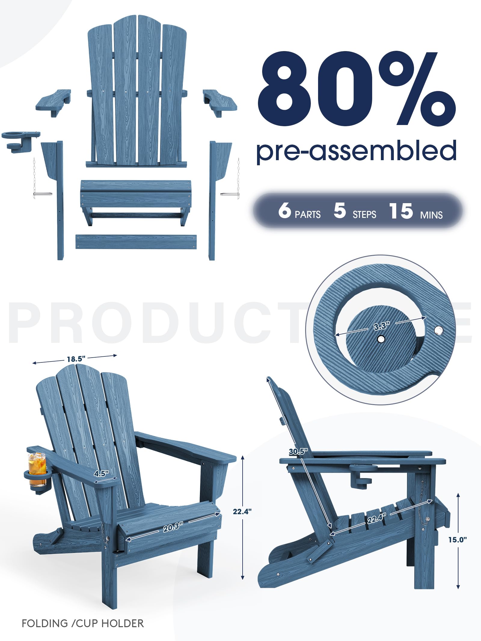 KINGYES silla junto a persona para comparar tamaño y confort