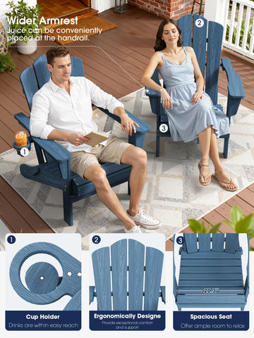 KINGYES silla en uso en patio transmite relajación al aire libre