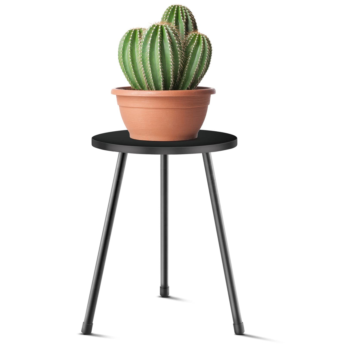 KINNARY soporte planta frontal mostrando diseño elegante y ahorro de espacio