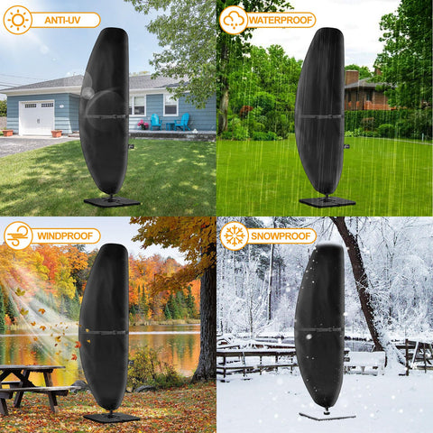 Kipiea ambiente terraza con parasol muestra estética protegida y ordenada