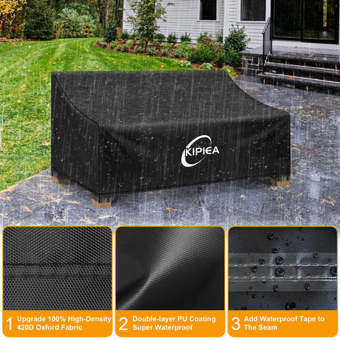 Kipiea detalle de costuras con cinta impermeable, evita filtraciones