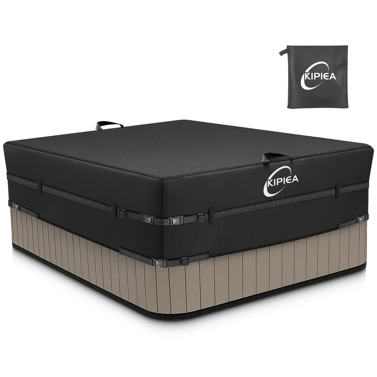 Kipiea funda frontal para spa, protección total contra lluvia