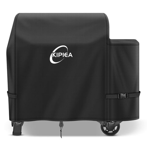 Kipiea funda frontal en parrilla Weber mostrando ajuste ceñido y protección