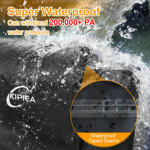 Kipiea hebillas antiviento y correas aseguran la funda contra ráfagas fuertes