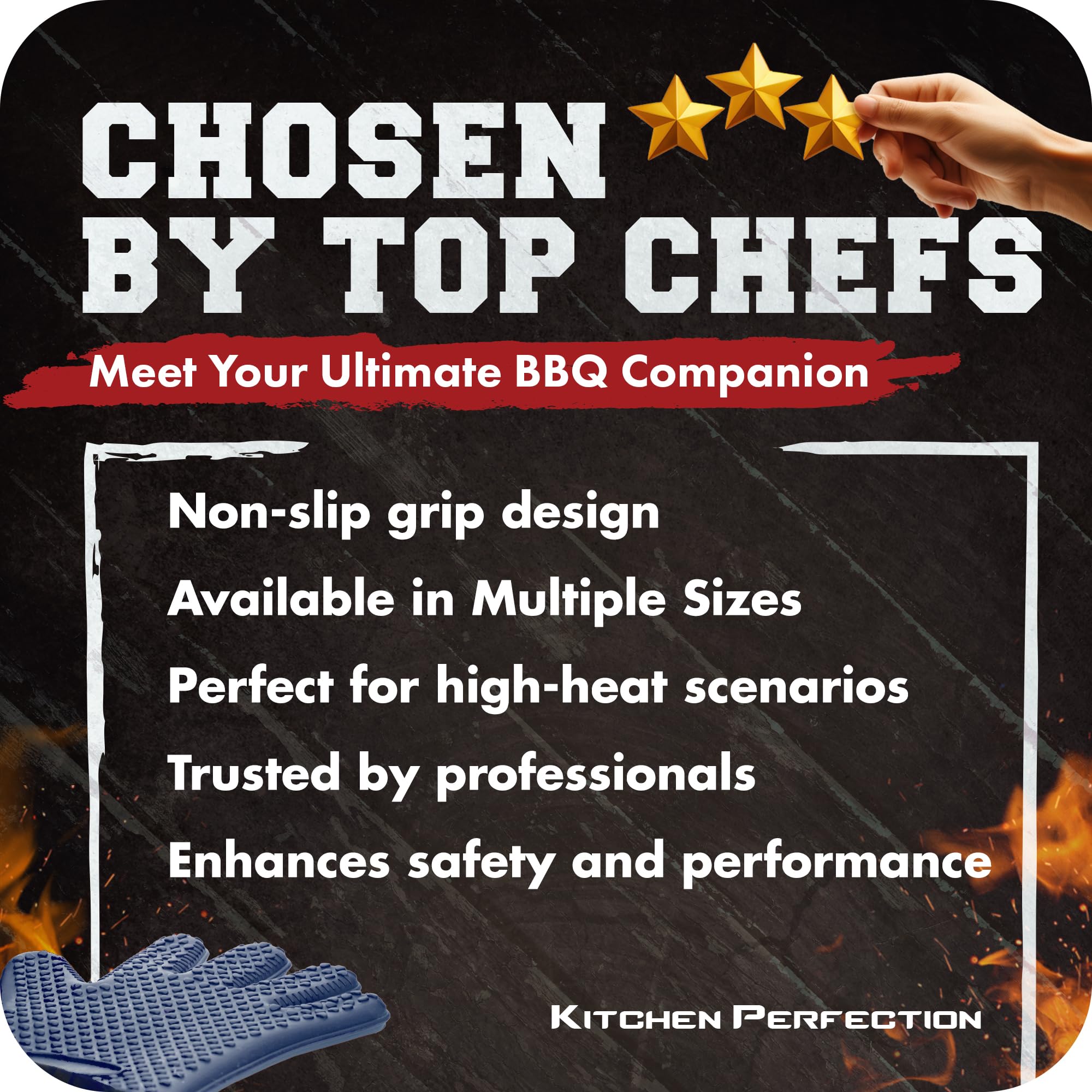 KITCHEN PERFECTION colgadores y e-books incluidos para guardar y recetas