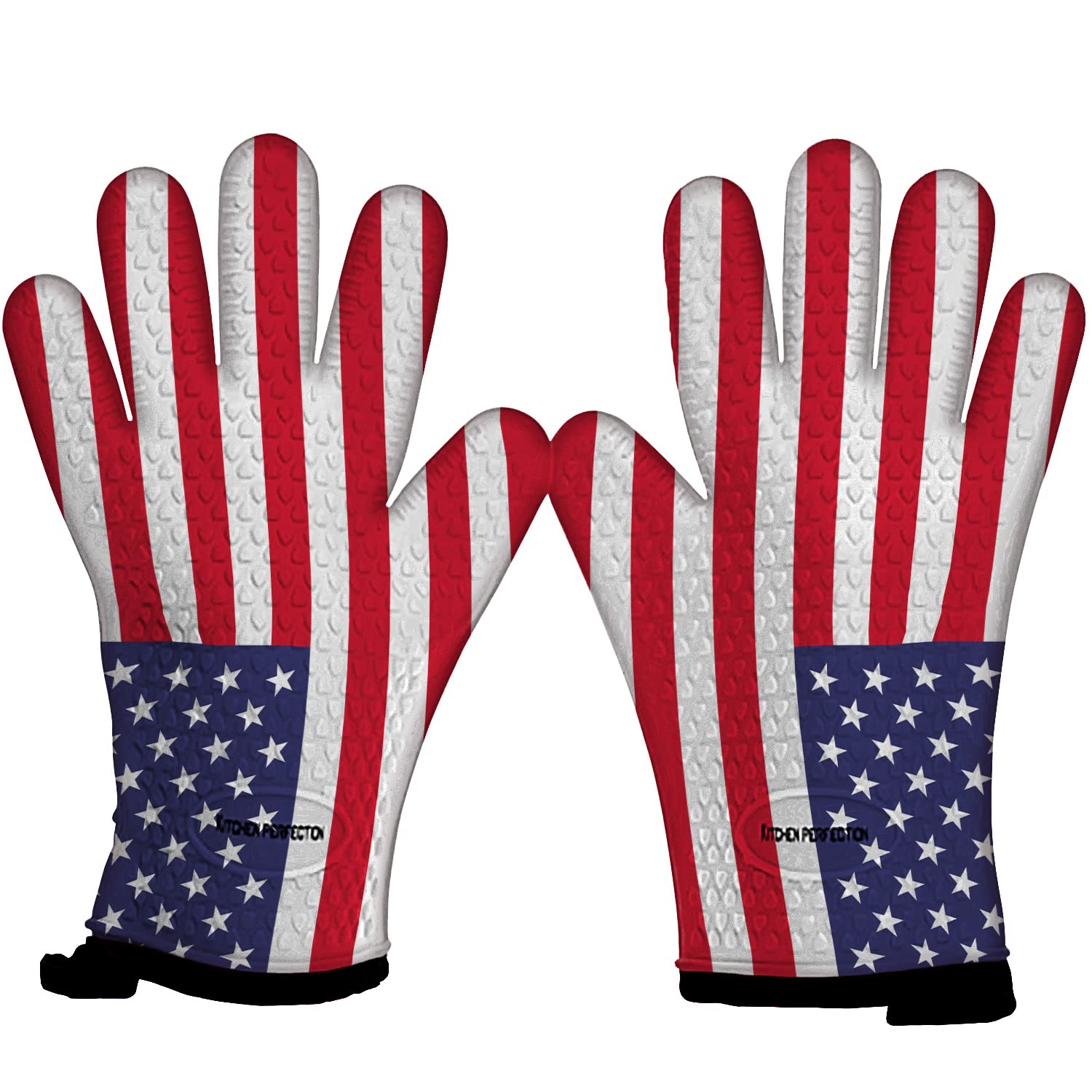Kitchen Perfection guantes frontales mostrando diseño y protección