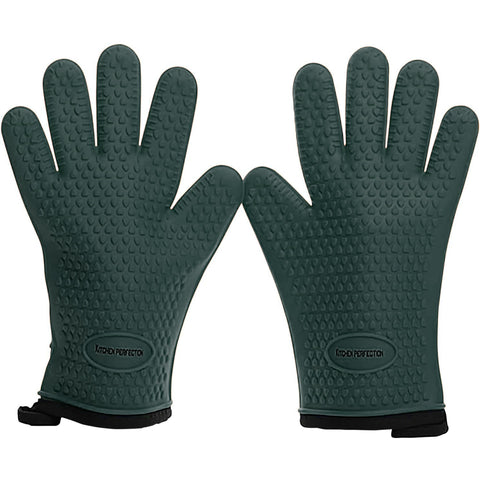 Kitchen Perfection vista frontal de los guantes protegen manos y antebrazo