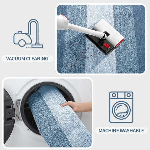 Kitinjoy felpudo junto a una silla para mostrar tamaño práctico