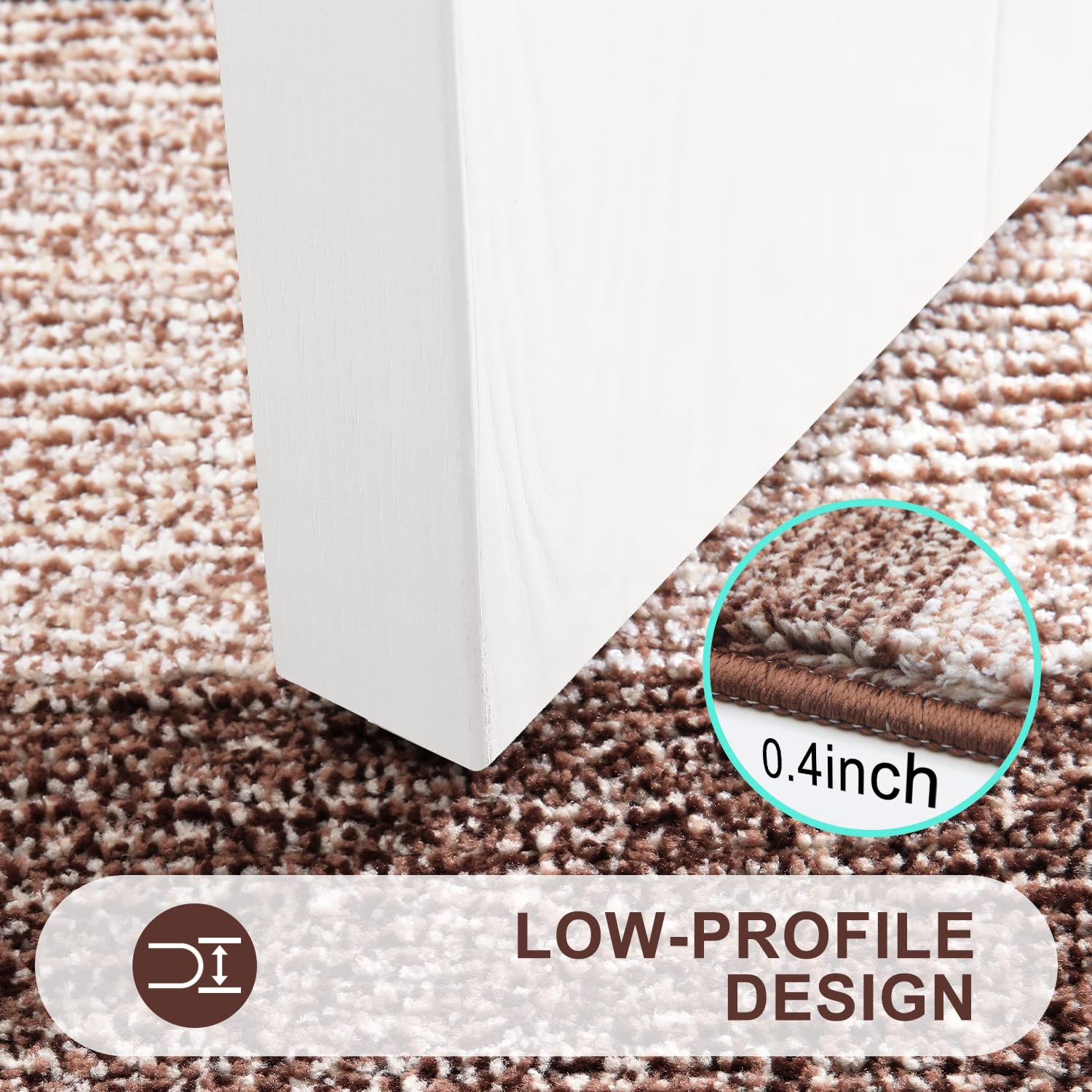 Kitinjoy felpudo en entrada muestra protección contra barro