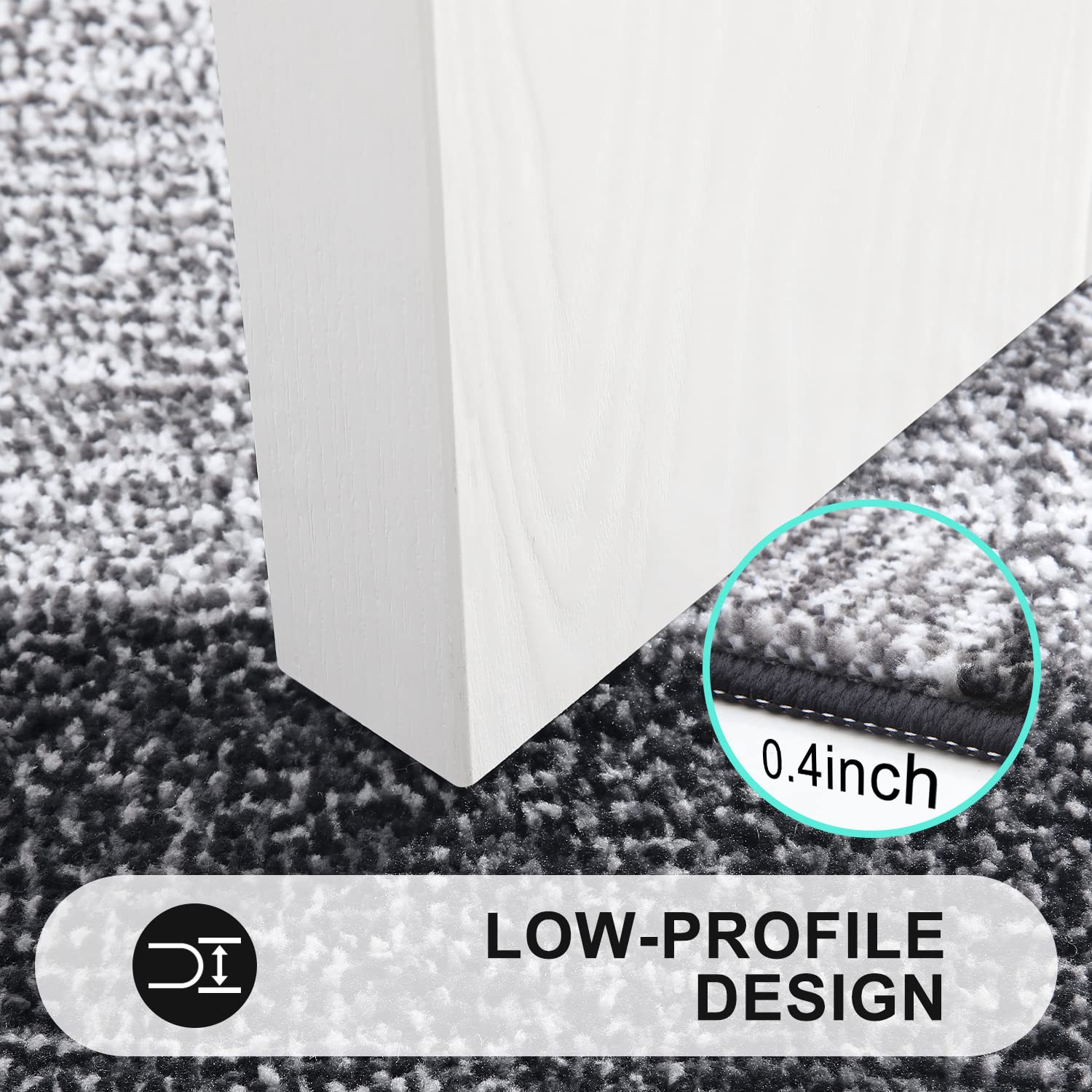 Kitinjoy felpudo colocado en puerta principal protegiendo el piso
