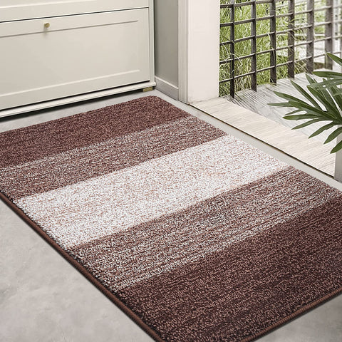 Kitinjoy felpudo frontal 36x24 mostrando diseño y beneficio de mantener suelos limpios
