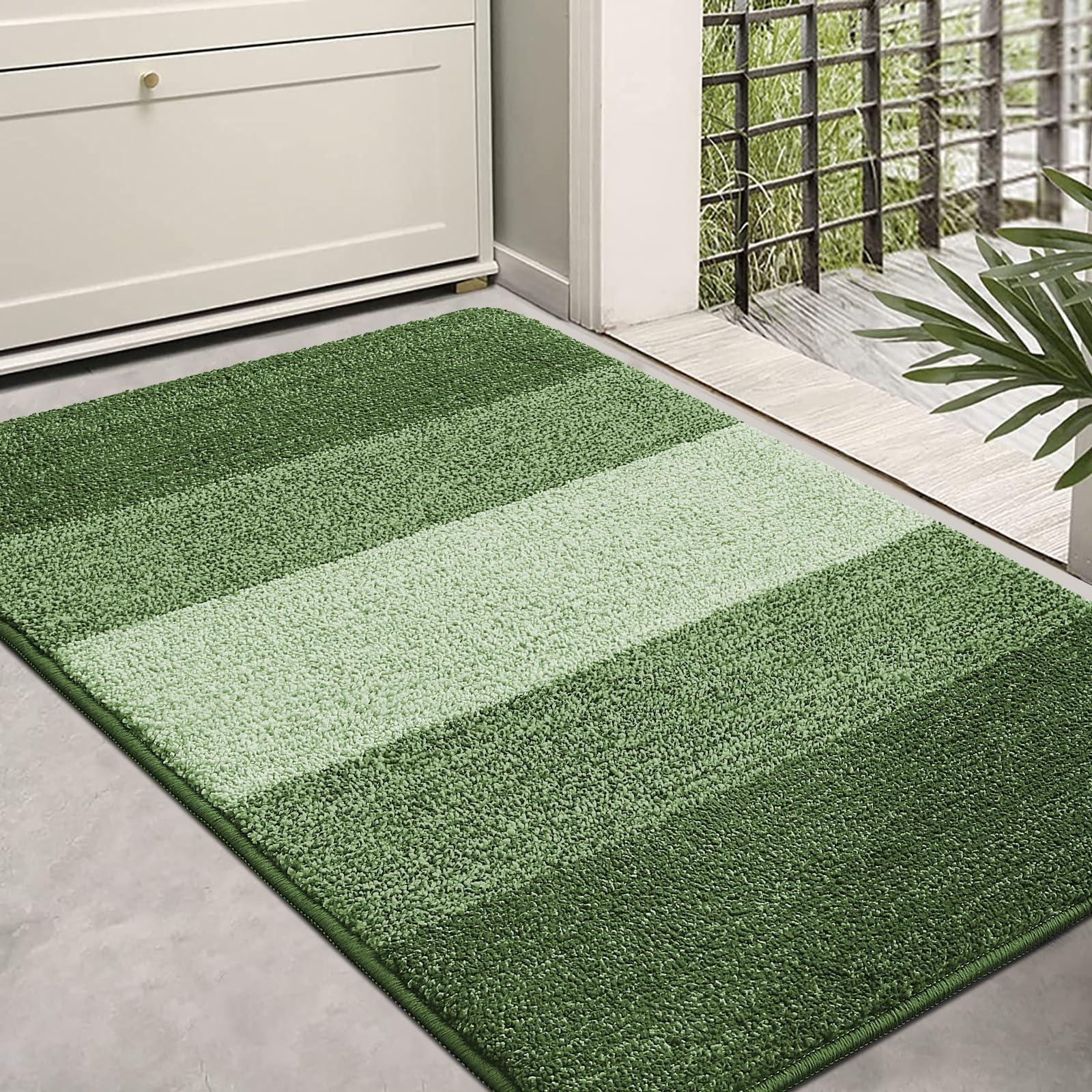 Kitinjoy felpudo frontal 36x24 mostrando diseño y tamaño práctico