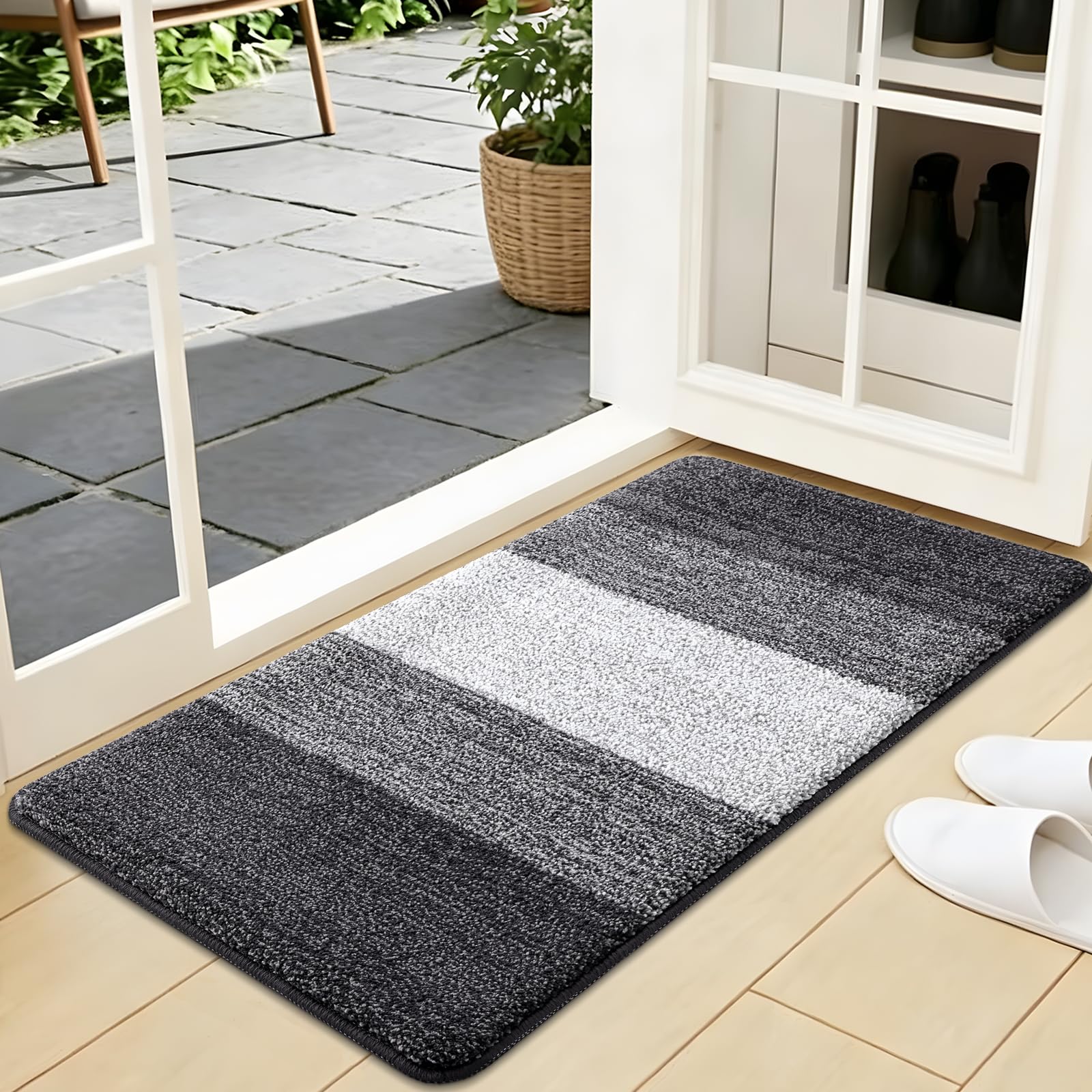 Kitinjoy felpudo frontal mostrando diseño y tamaño 40x24 para protección