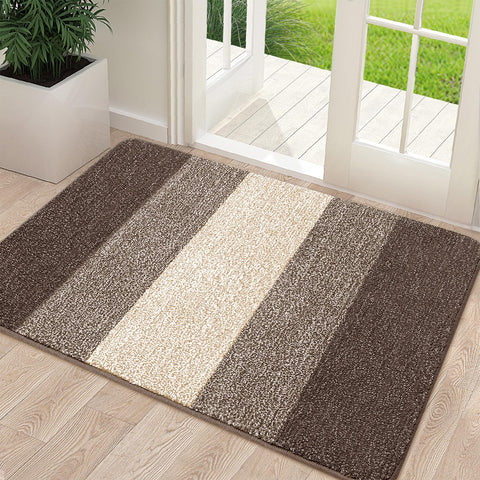 Kitinjoy felpudo vista frontal muestra diseño absorbente y entrada limpia