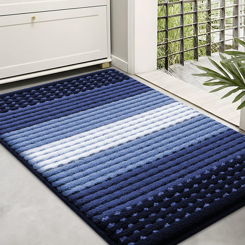 Kitinjoy vista frontal del felpudo 36x24 con diseño absorbente