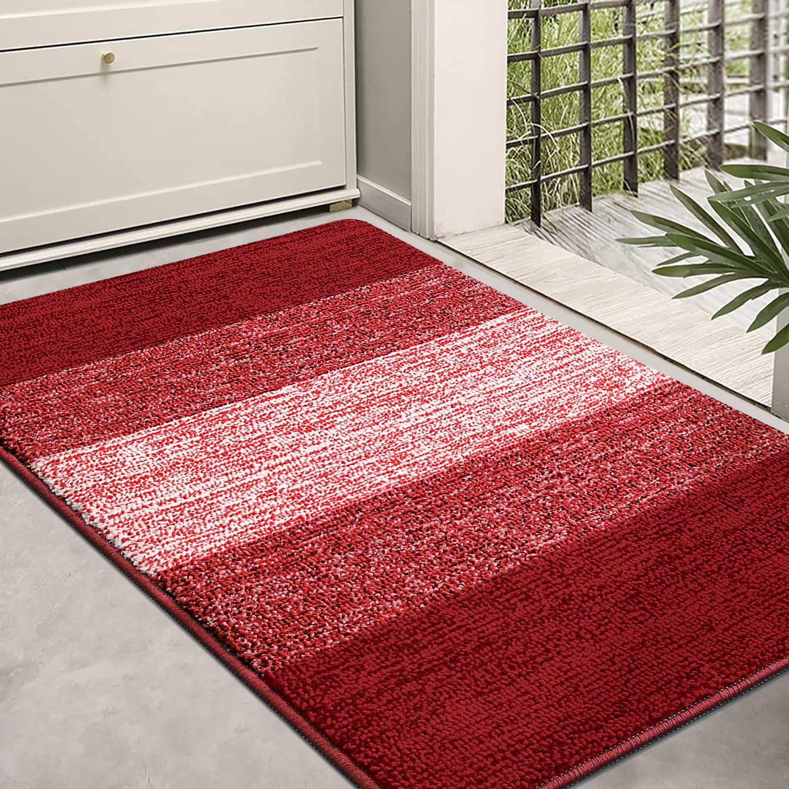 Kitinjoy felpudo frontal 36x24 mostrando diseño y limpieza instantánea