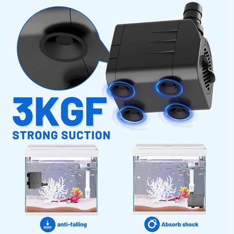Knifel base con cuatro ventosas para fijación estable y menos vibración