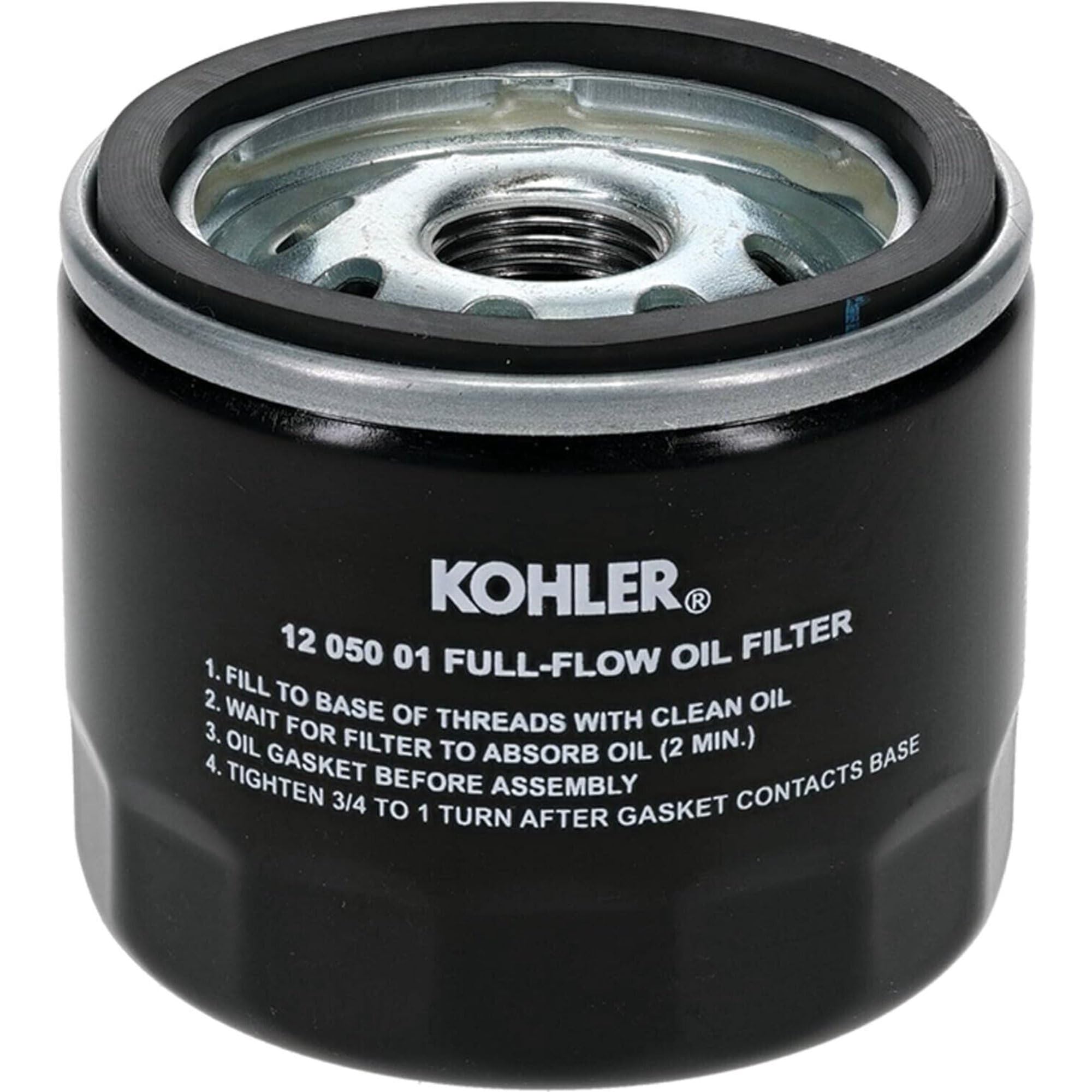 Kohler filtro 12 050 01-S1 vista frontal con cierre seguro y ajuste perfecto
