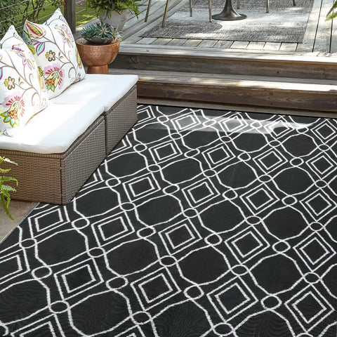 Kohree vista frontal del empaque mostrando la alfombra y diseño reversible