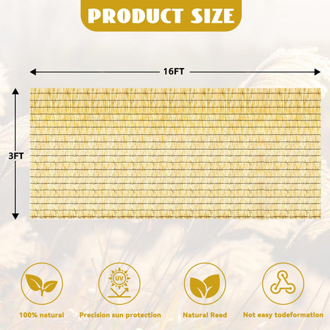 KOIUEYW detalle de textura de cañas que evidencia acabado suave y duradero