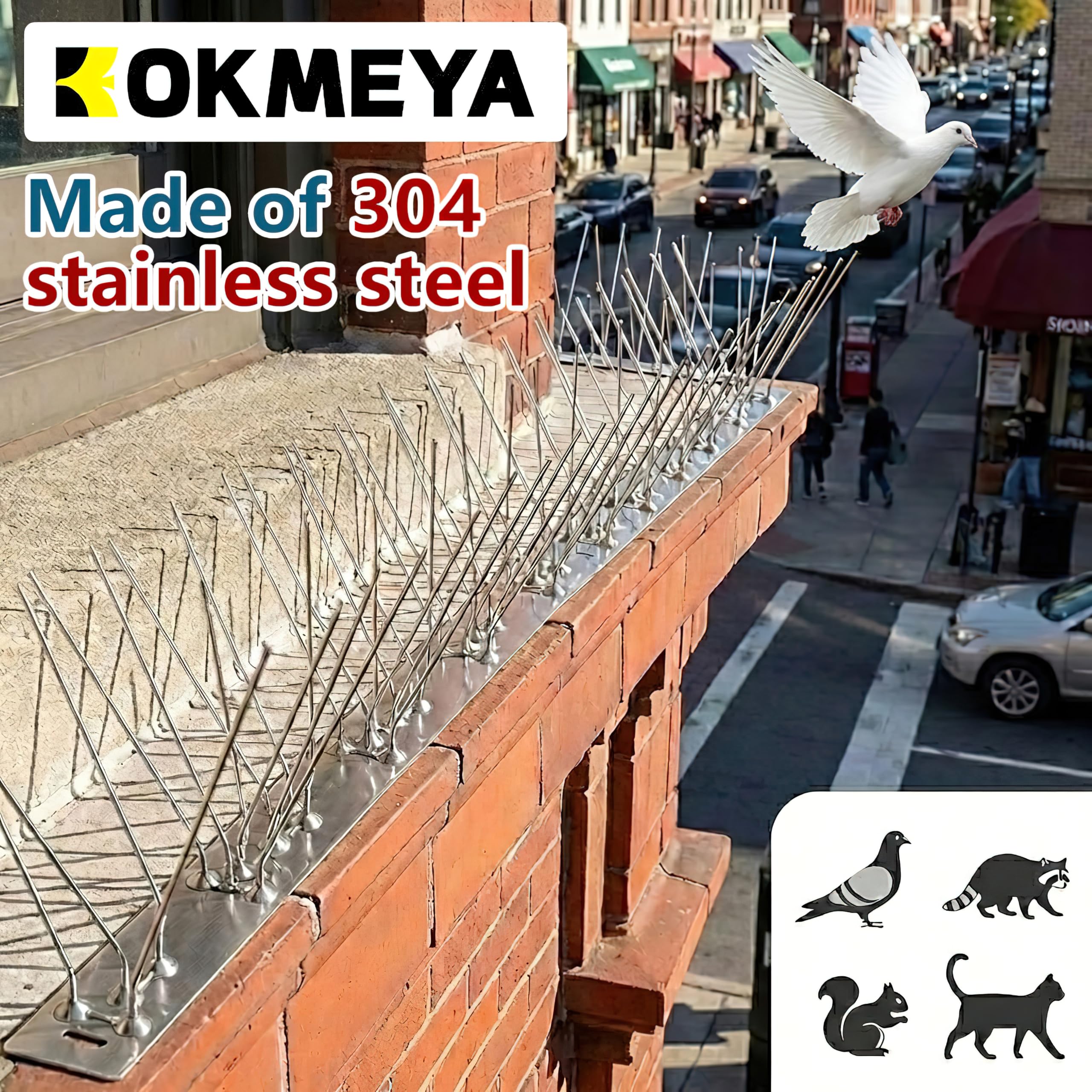 KOKMEYA comparación con mano, muestra tamaño y facilidad de manejo