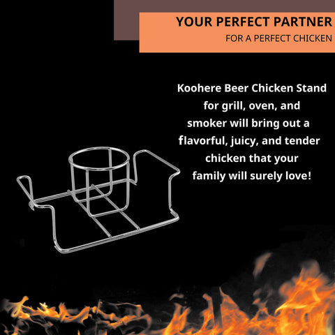Koohere pollo asado en parrilla, piel crujiente y jugosidad