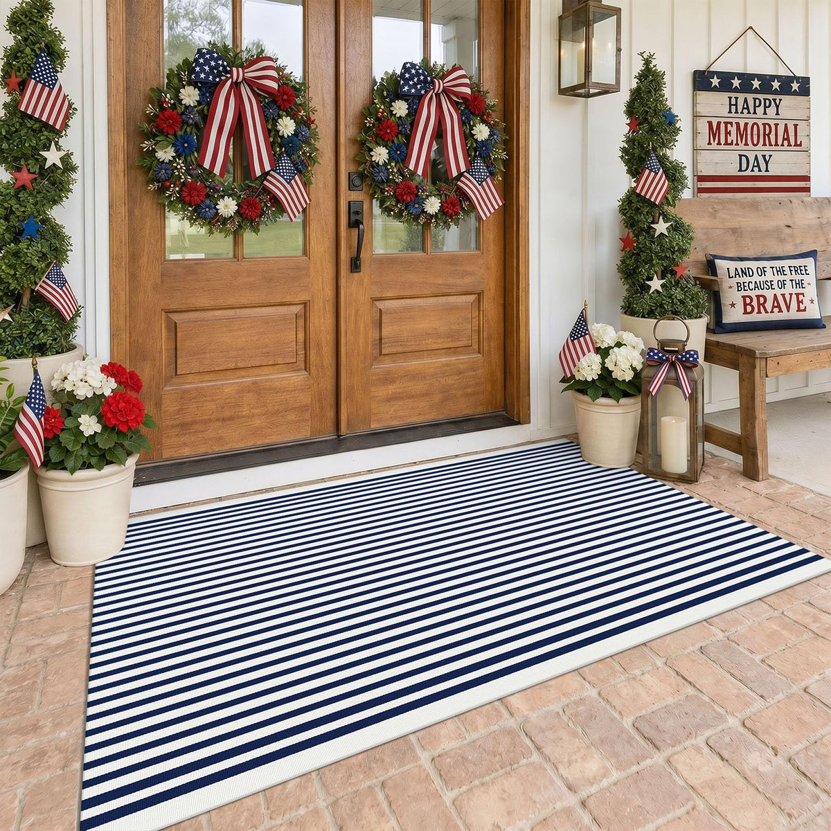 KOZYFLY alfombra frente a puerta beneficios estéticos y durabilidad