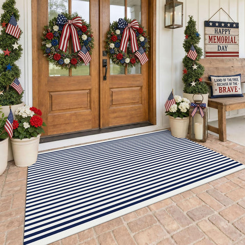 KOZYFLY alfombra frente a puerta beneficios estéticos y durabilidad