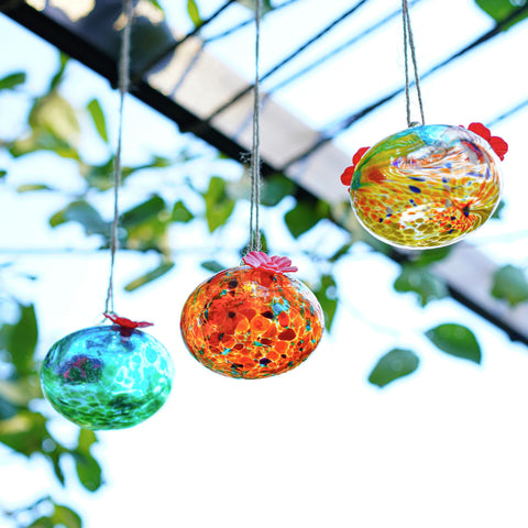 KRISININE comedero con colibrí alimentándose, promueve observación cercana