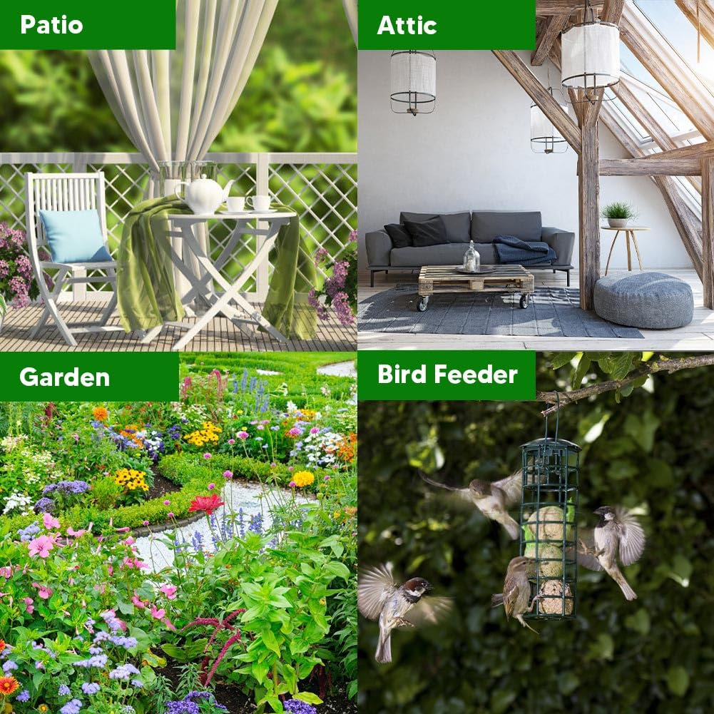 KsopoG bolas en jardín en contexto de estilo de vida protegiendo áreas verdes