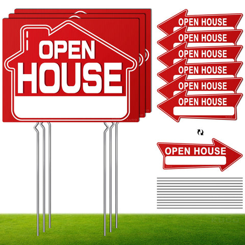 Kuco cartel frontal open house mostrando alta visibilidad