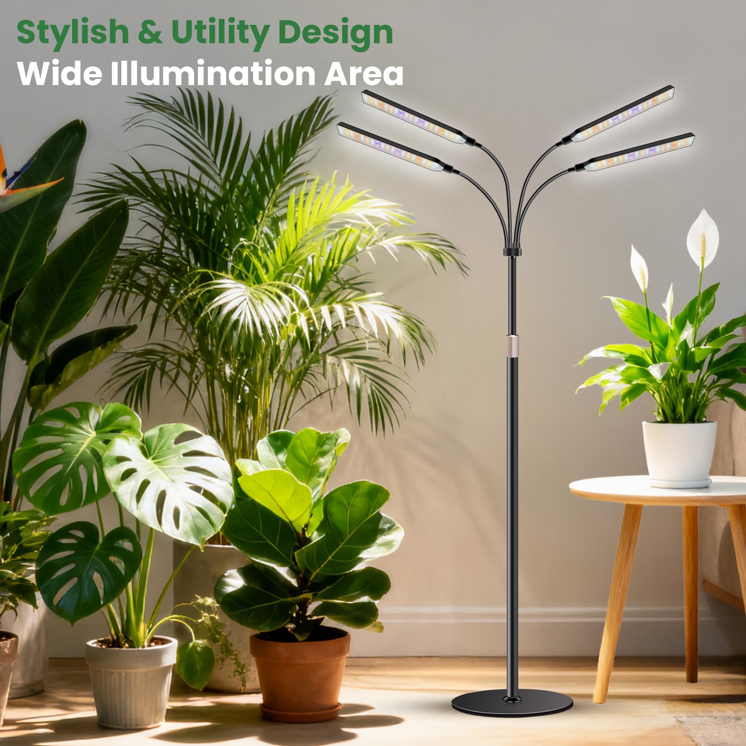 Kullsinss cuello flexible 360° que facilita dirigir la luz