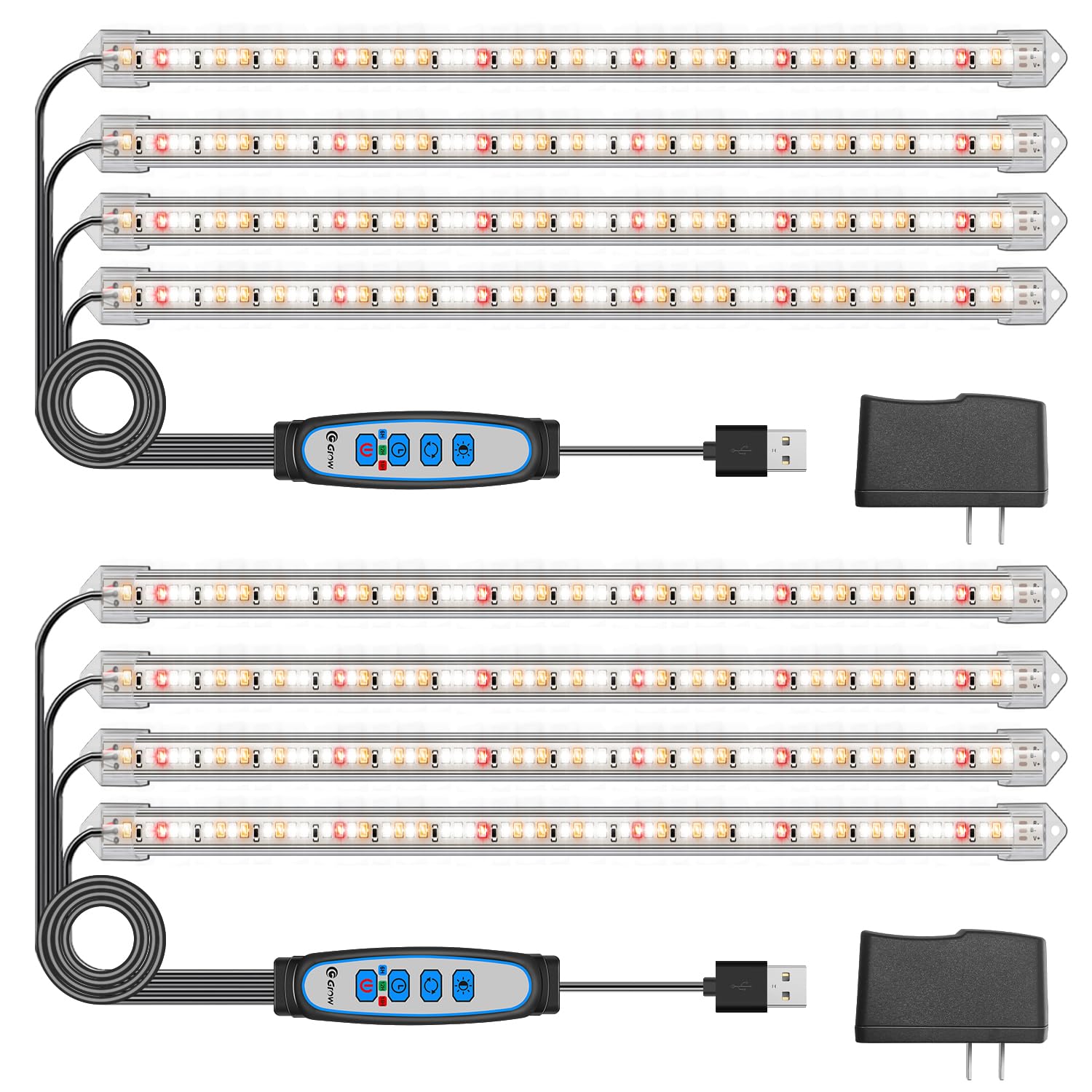 Kullsinss primer plano de LEDs y barra resaltando distribución uniforme de luz