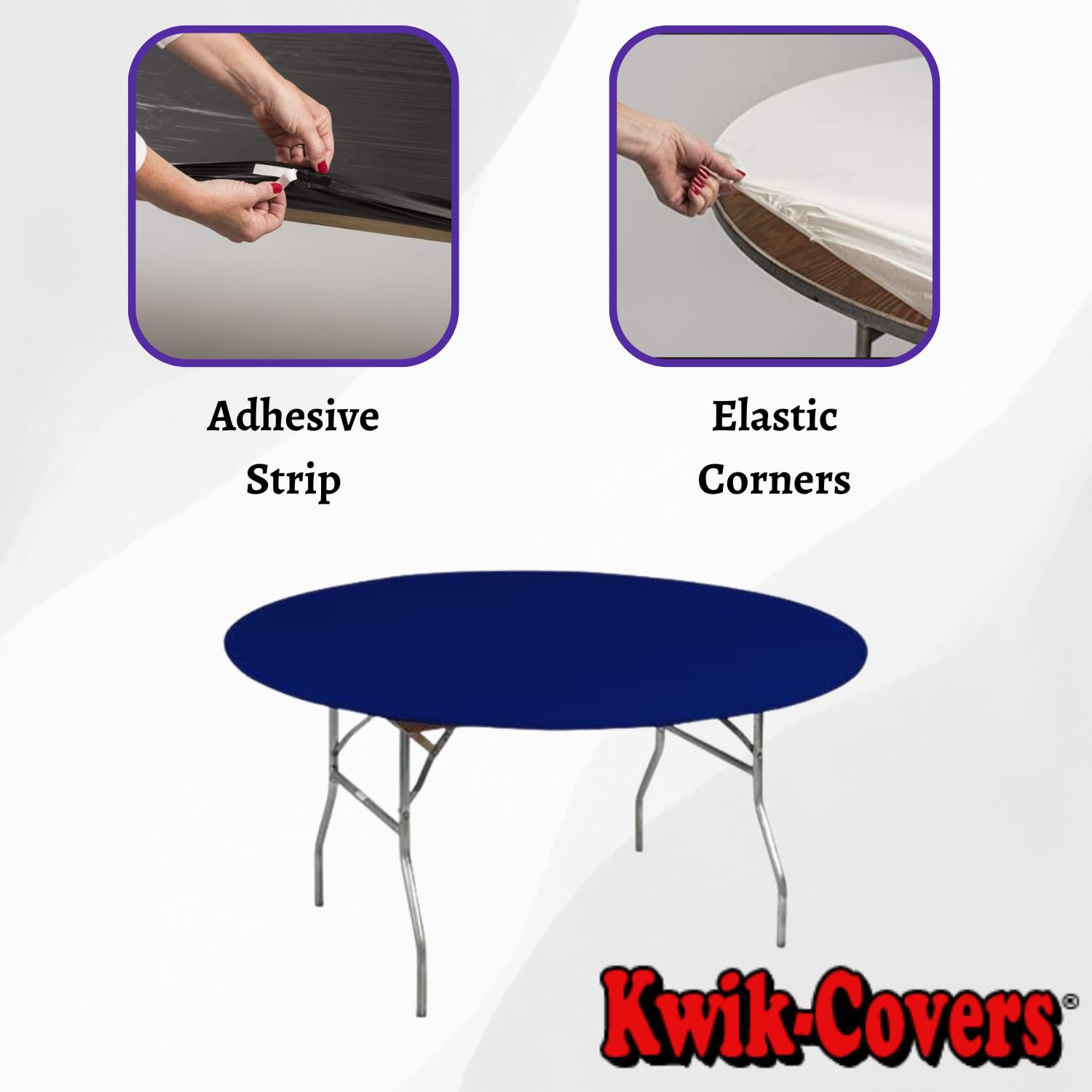 Kwik-Covers primer plano del vinilo 3 mils que muestra textura y durabilidad