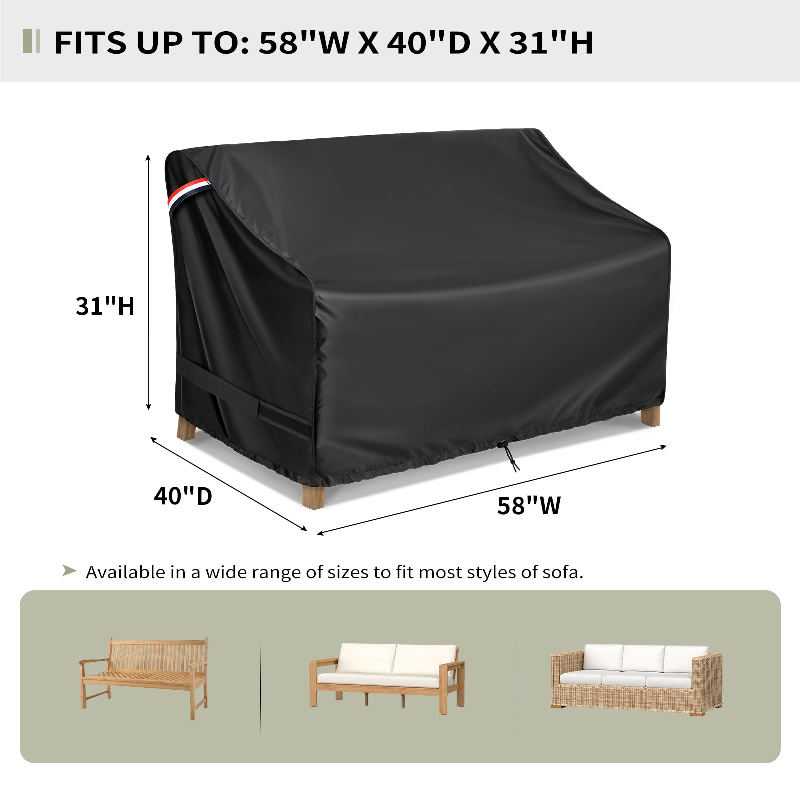KylinLucky primer plano del tejido 420D Oxford que evidencia durabilidad y protección