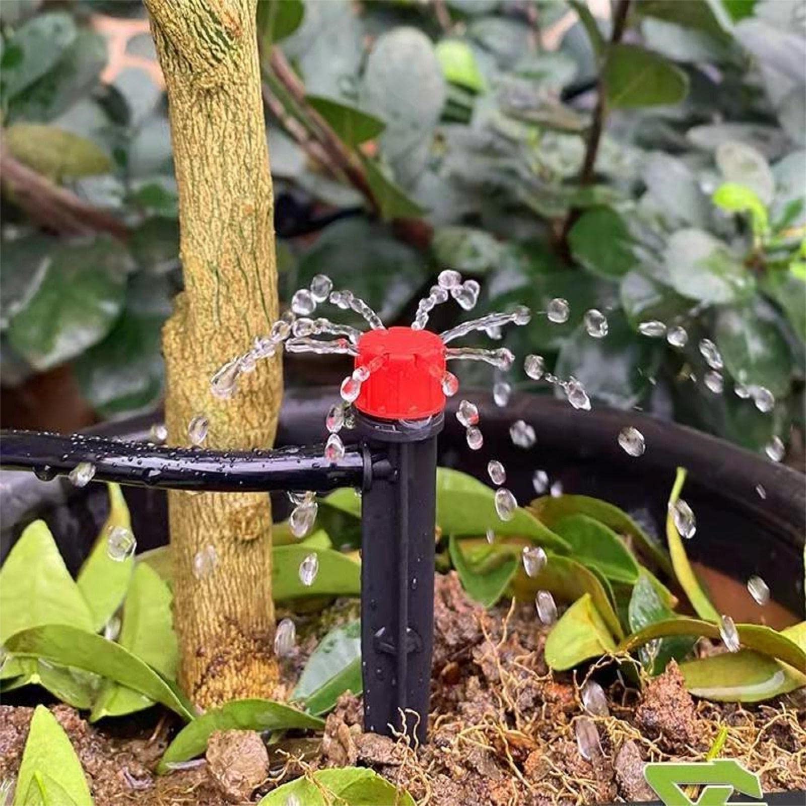 La Farah emisor en vivero con plantas, solución durable para jardines