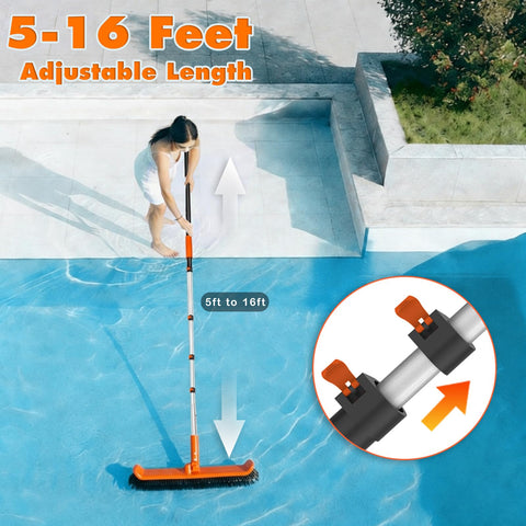 LAANPOLE estilo de vida herramienta en piscina ofreciendo limpieza práctica